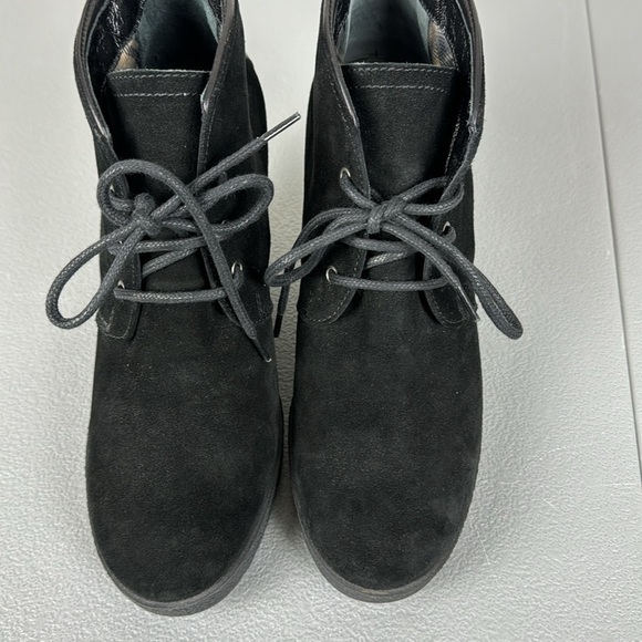 Aquatalia by Marvin K Cassie Suede Lace Up Wedge Bootie. Size 38. US 8. - Picture 7 of 13